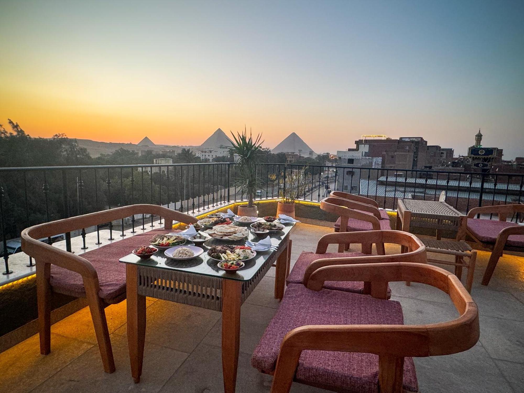 Hotel Jimmy Pyramids View Kafret el-Gabal Zewnętrze zdjęcie