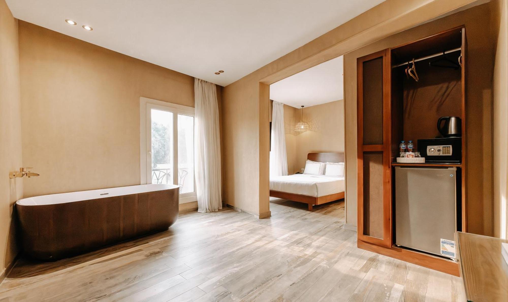 Hotel Jimmy Pyramids View Kafret el-Gabal Zewnętrze zdjęcie