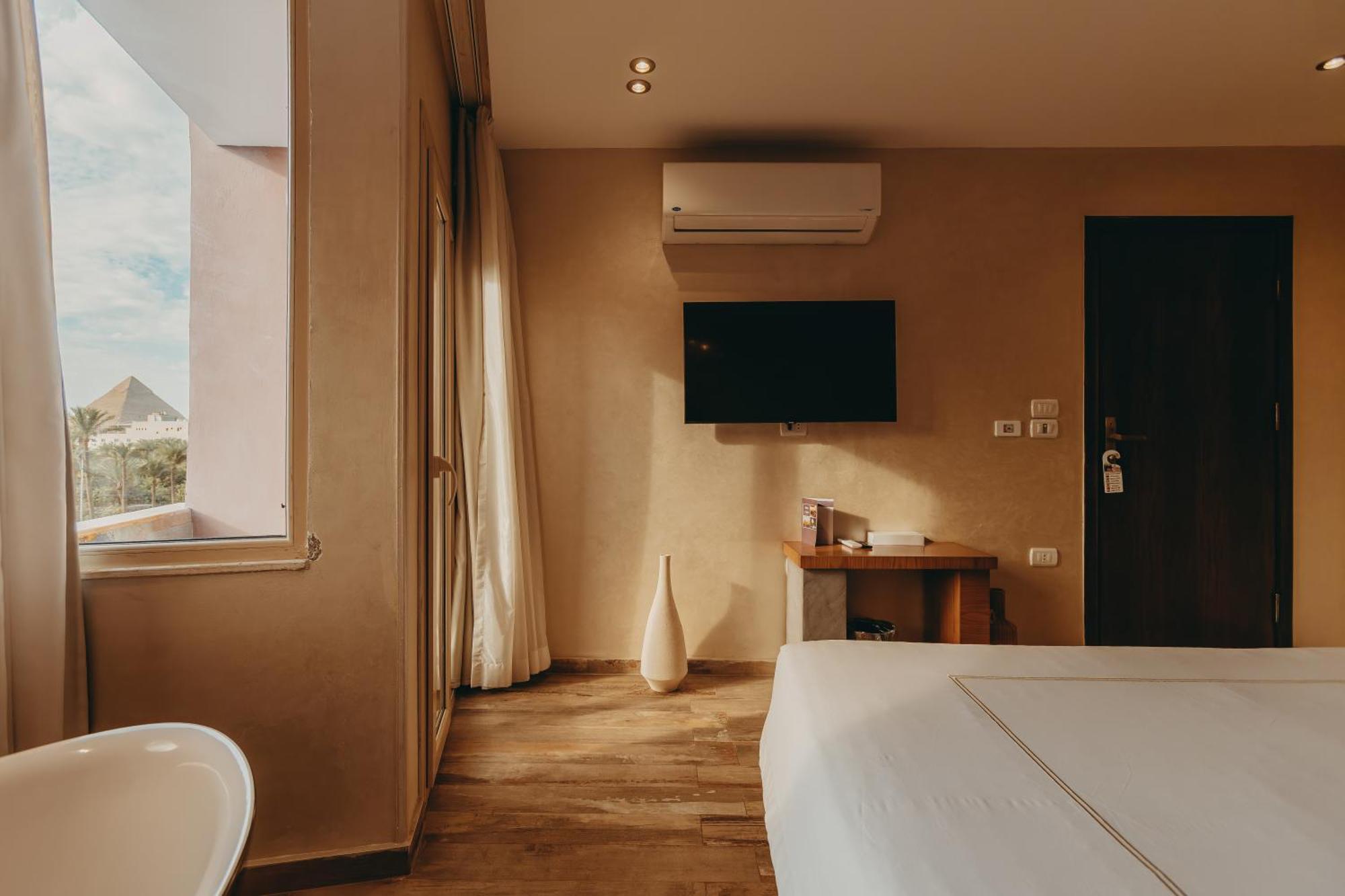 Hotel Jimmy Pyramids View Kafret el-Gabal Zewnętrze zdjęcie